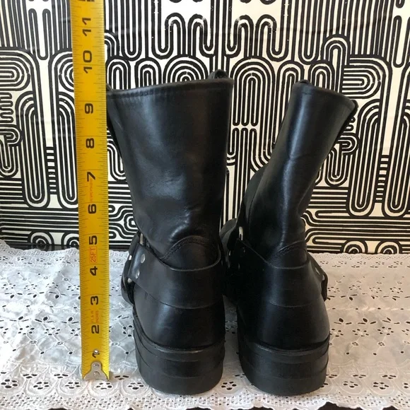 Frye Black Leather Boots - Picture 8 of 9